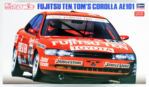 Hasegawa 20302 Fujitsu Ten Tom's Corolla AE101 1/24 scale kit