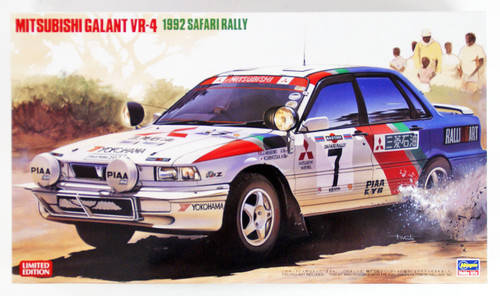 Hasegawa 20307 Mitsubishi Galant VR-4 1992 Safari Rally 1/24 scale kit
