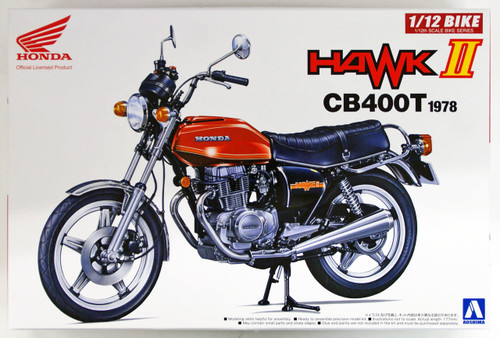 Aoshima 53966 Bike 42 HONDA HAWK II CB400T 1/12 scale kit