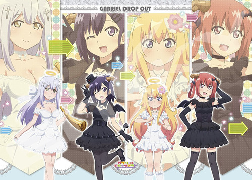 Ensky Jigsaw Puzzle 500-310 Japanese Anime Gabriel Drop Out (500 Pieces)