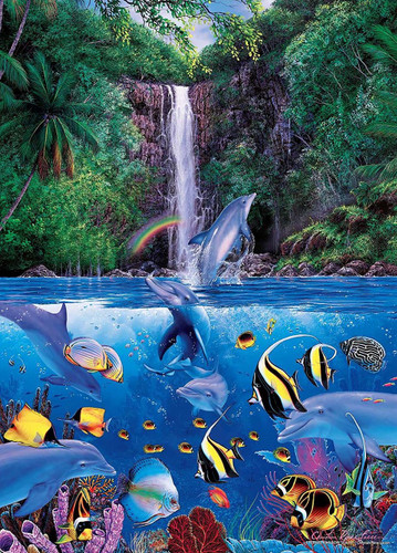 Epoch Jigsaw Puzzle 29-703 Lassen Eternal Rainbow Sea IV (1000 S-Pieces)
