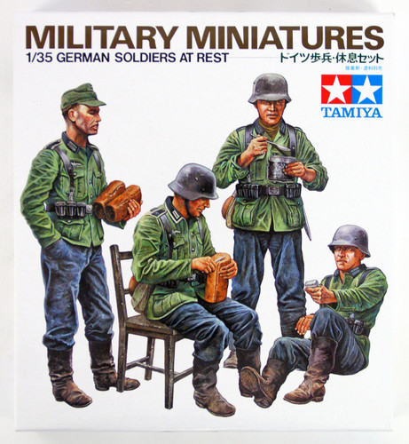 Tamiya 35129 German Soldiers at Rest 1/35 scale kit