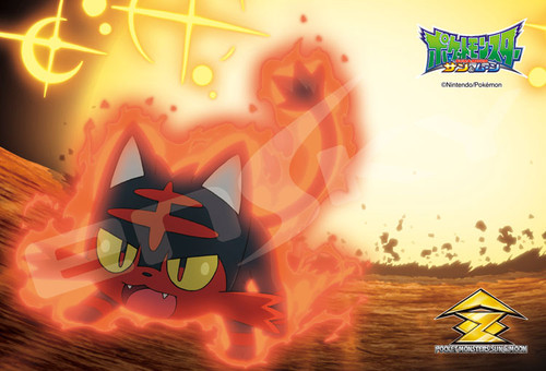 Ensky Jigsaw Puzzle 150-577 Pokemon Sun & Moon Inferno Overdrive Litten Nyabby (150 S-Pieces)