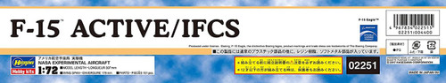Hasegawa 02251 NASA F-15 Active/IFCS 1/72 scale kit