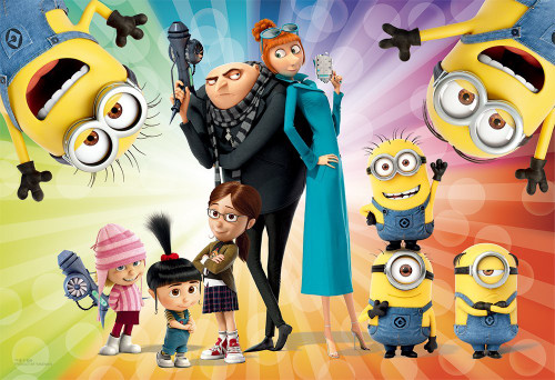 Yanoman Jigsaw Puzzle 1108-01 Despicable Me Minions (108 L-Pieces)