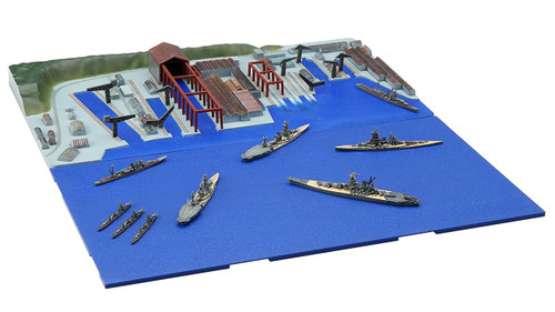 Fujimi Gunkan 05 401393 Kure Naval Port Remaining Warship Set 1/3000 Scale Kit