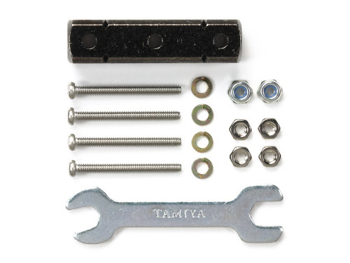 Tamiya 95344 Mini 4WD Mass Damper Block 8 x 8 x 32 mm/Black