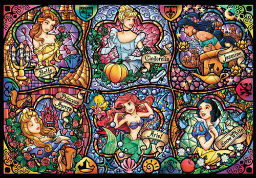 Tenyo Japan Jigsaw Puzzle D-108-987 Disney Princess (108 Pieces)