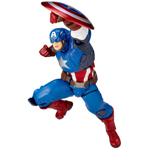 Kaiyodo Figure Complex Amazing Yamaguchi 007 Captain America Action Figure