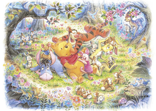 Tenyo Japan Jigsaw Puzzle D-500-421 Disney Winnie-the-Pooh (500 Pieces)