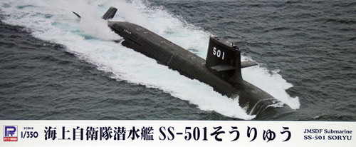 Pit-Road Skywave JB-04 JMSDF Submarine SS-501 Soryu 1/350 Scale Kit