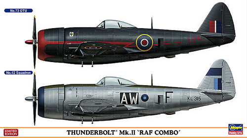 Hasegawa 02033 Thunderbolt Mk.II RAF COMBO (2 plane set) 1/72 Scale Kit