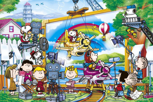 Epoch Jigsaw Puzzle 11-526 Peanuts Snoopy Movie Star (1000 Pieces)