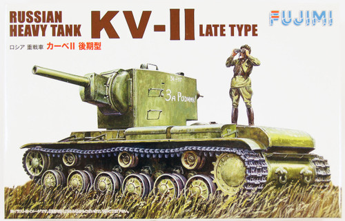 Fujimi WA37 World Armor Russian Heavy Tank KV-II Late Type" 1/76 scale kit "
