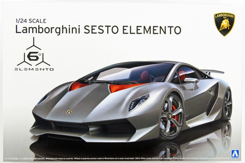 Aoshima 10730 Lamborghini Sesto Elemento 1/24 Scale Kit