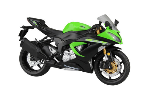 Aoshima Skynet 97748 Kawasaki Ninja ZX-6R 2014 Lime Green 1/12 scale