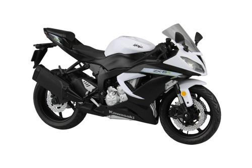 Aoshima Skynet 97779 Kawasaki Ninja ZX-6R 2014 White 1/12 scale
