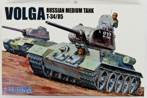 Fujimi WA09 World Armor "Russian Medium Tank T34/85 VOLGA" 1/76 scale kit