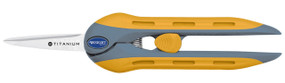 6 inch spring-action scissors.  Titanium-bonded.  Cushion handles.  Micro tip