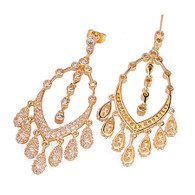 Gold Chandelier Earrings
