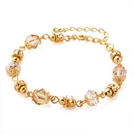 Gold Crystal Bracelet 