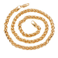 Gold Wheat Necklace