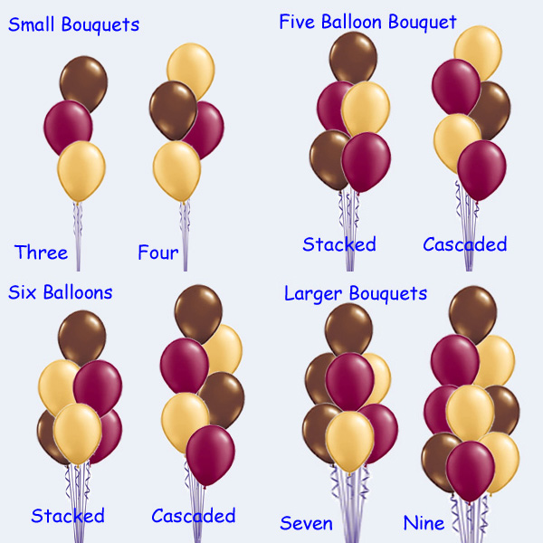 Balloon Decor - How Many Balloons Should I Have in a Bouquet? - M & M  Balloon Co. of Seattle