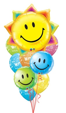 Smiley Faces Birthday Bouquet