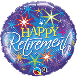 Colorful Happy Retirement Stars