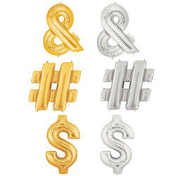 Megaloon Symbols - Ampersand, Dollar Sign, Hashtag