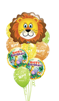 Jungle Friends Lion Birthday Bouquet