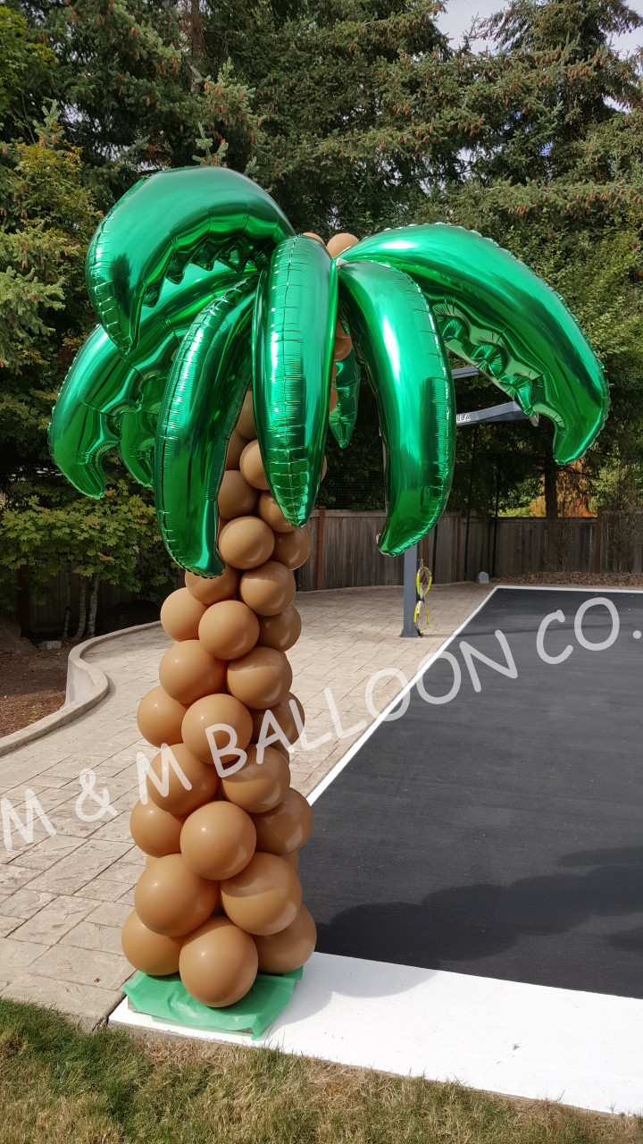 Palm Trees M & M Balloon Co. of Seattle