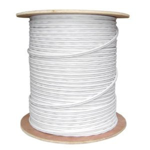 RG59 Plenum CMP Rated Siamese Combo Coax Bulk Cable RG59/U Five Star Cable 1000 ft 18AWG 2 Conductor Power Solid Copper Plenum UL Listed White Cable RG59 Plenum CMP Rated Siamese Combo Coax Bulk Cable RG59/U Five Star Cable 1000 ft 18AWG 2 Conductor Power Solid Copper Plenum UL Listed White Cable