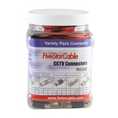 Five Star Cable Professional Grade RCA/BNC Female & Male Variety Connectors