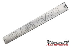 Club Car DS Billet Name Plate Diamond Plate