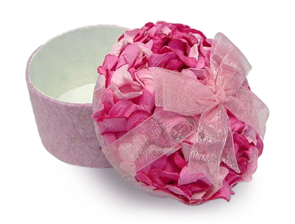 Large Round Shape Paper Hydrangea Pedals Flower Gift Box Party Wedding Favor