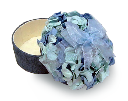 flower box hydrangea petals round large hydrangea paper flower