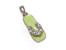 Rhinestone Flip-Flop Charm Pendant, Green 