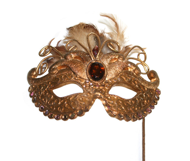 Gold Masquerade Mask - Masquerade Mask 