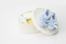 Baby Shower Mulberry Favor Boxes White and Blue