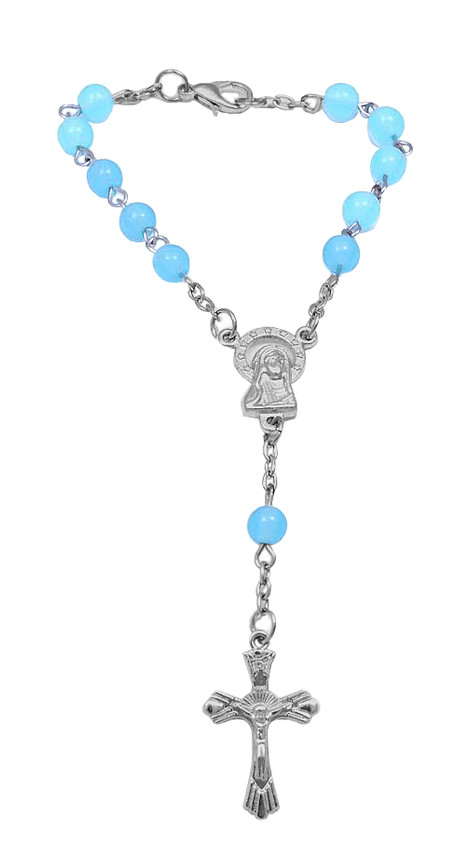 Rosary Bracelet Blue