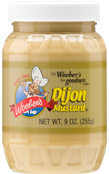 Dijon Mustard - 9oz. - Woeber Mustard Online Store