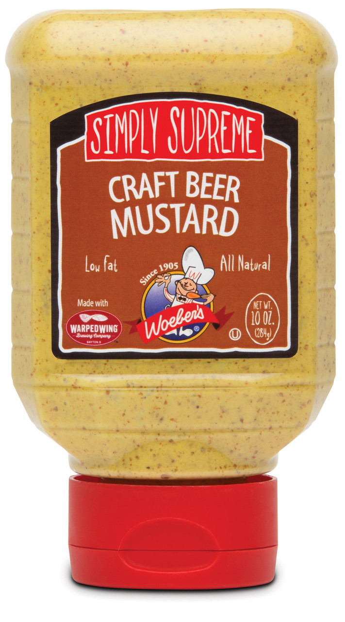 Simply Supreme Craft Beer Mustard - 10oz. - Woeber Mustard Online