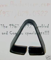 1976 - 1981 CAMARO TRANS AM SEAT BELT GUIDE LOOP TRIANGLE BLACK