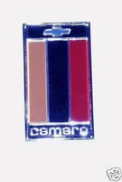 1975-1977 CAMARO TRUNK EMBLEM 75 76 77 ORANGE WHITE RED