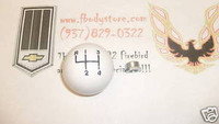 1968 - 1981 TRANS AM 4 SPEED SHIFTER KNOB WHITE