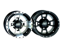 10x8 ITP SS112 4/110 bolt pattern and a 3+5 offset atv wheel at Recreation Tires rectires.com