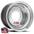 Red Label 10x9 DWT Polished aluminum wheels with a 3+6 offset and a 4/4 bolt pattern at Recreation Tires rectires.com
