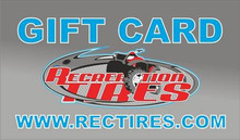 gift certificate cards from recreation tires rectires.com