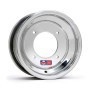 skat trak extreme tire kit  with 2 22-11-8 tires on 2 dwt 8x9 blue label wheels with 4/115 bolt pattern and a 4+5 offset